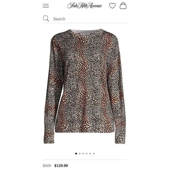 Equipment Raydon Animal-Print Wool Sweater - Picture 10 of 10